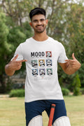 Mood of the Day Panda T-Shirt | Funny Weekly Mood | Round neck