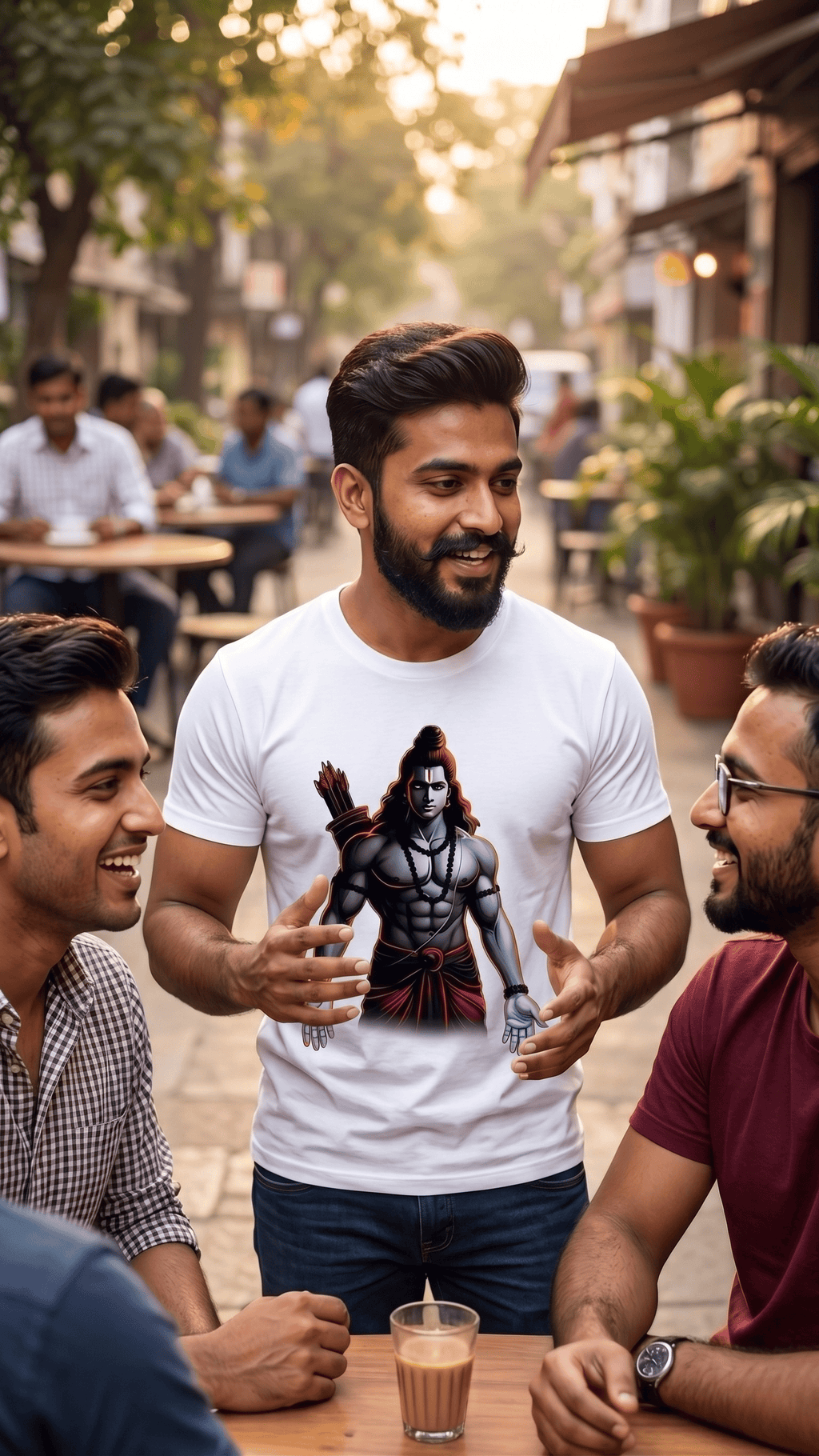 Lord Ram Graphic T-Shirt | Round neck