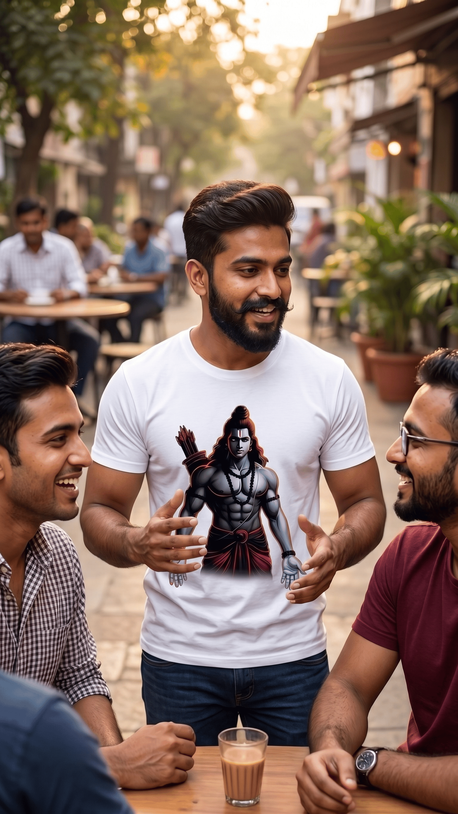 Lord Ram Graphic T-Shirt | Round neck