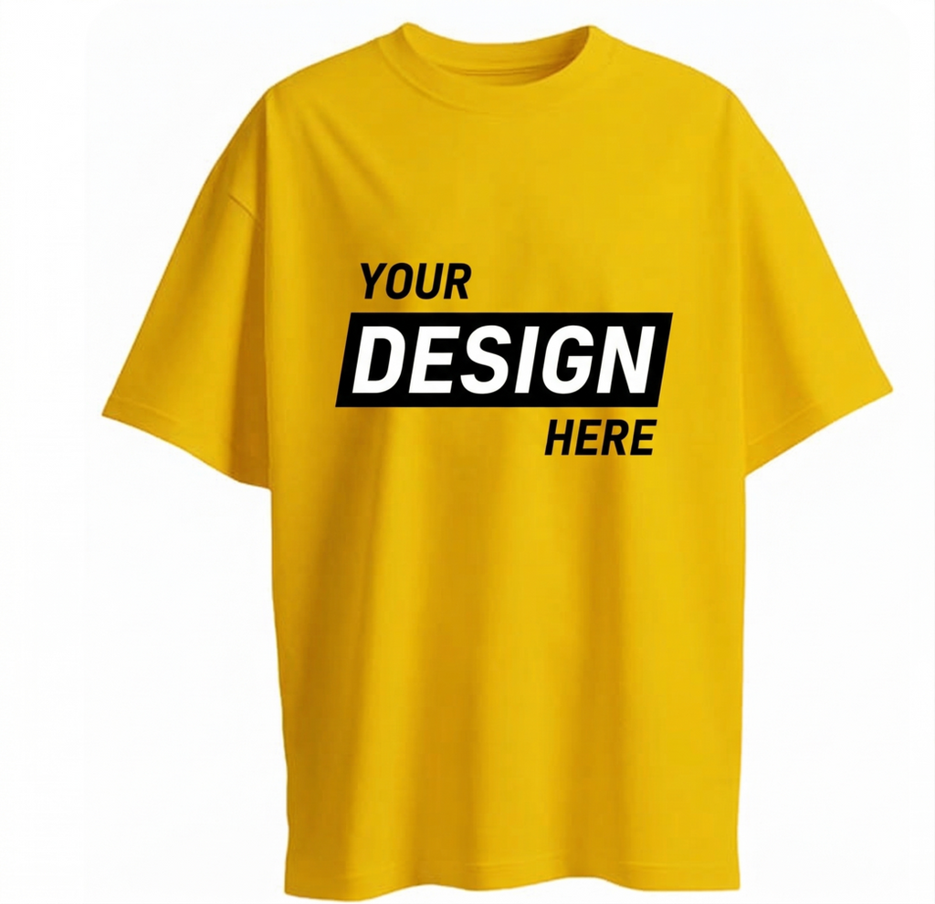 Your Design, Your Rules – Regular T-Shirt | Front or Back 🖨️