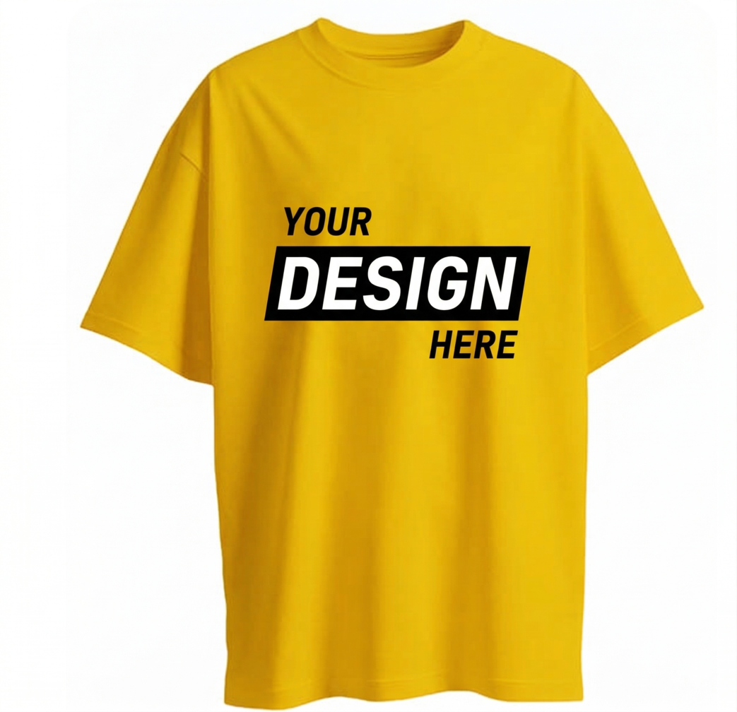 Your Design, Your Rules – Regular T-Shirt | Front or Back 🖨️
