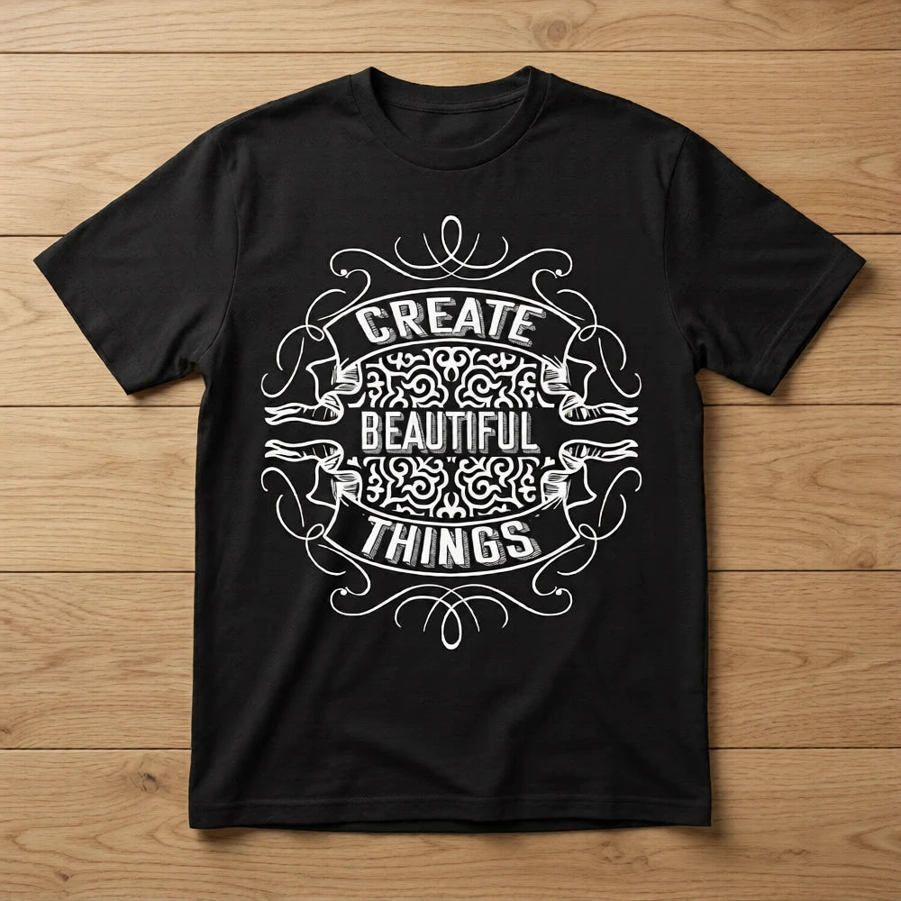 Create Beautiful Things – Graphic Regular T-shirt