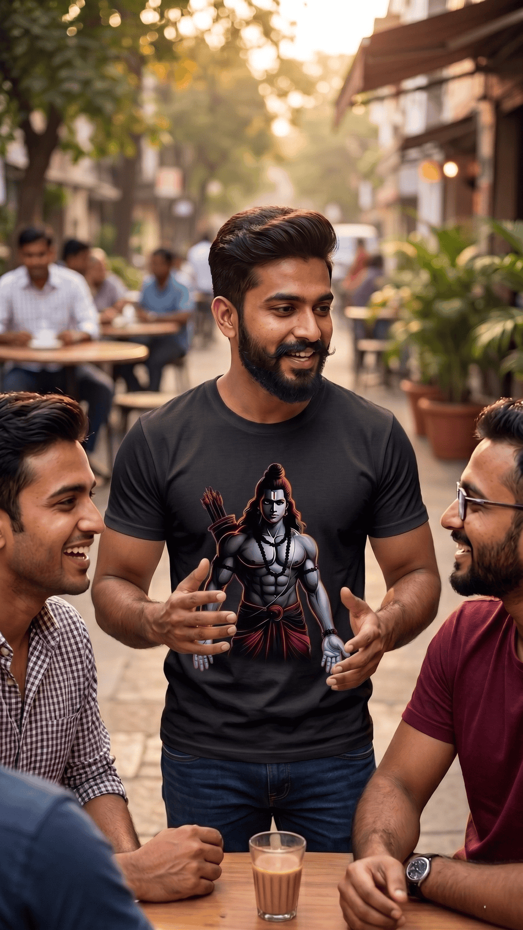 Lord Ram Graphic T-Shirt | Round neck