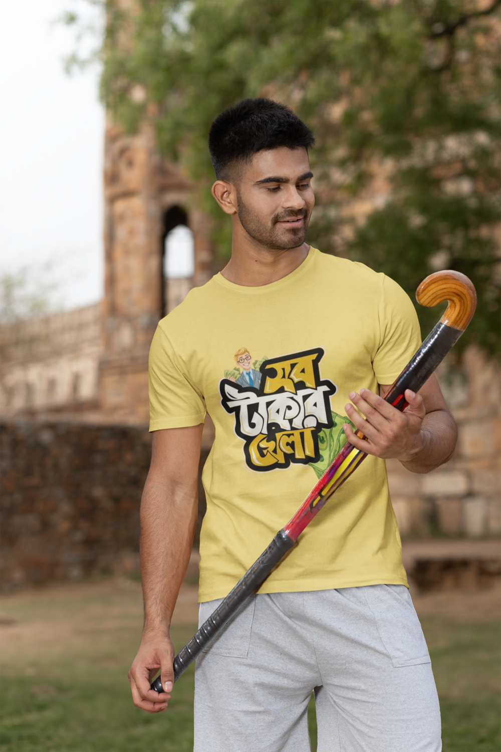 সব টাকার খেলা – Bengali Graphic T-Shirt | Round Neck