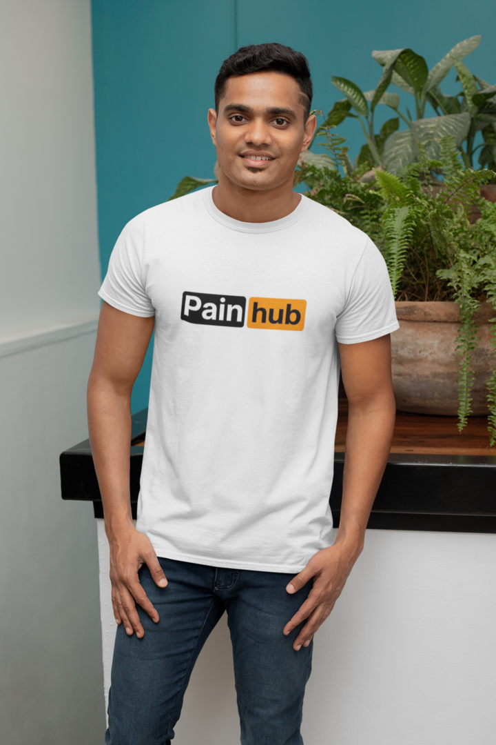 Pain Hub - Round Neck Regular T-Shirt