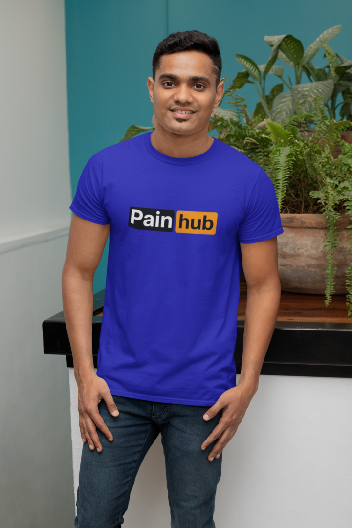 Pain Hub - Round Neck Regular T-Shirt